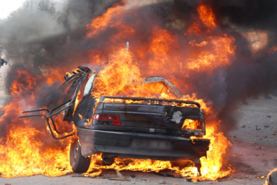 Polisdən yanan avtomobillərlə bağlı XƏBƏRDARLIQ 