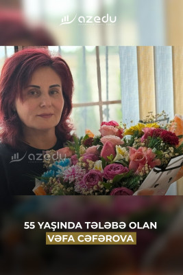 SDU-nun 55 yaşlı tələbəsi - “Təhsil almaq heç zaman gec deyil”