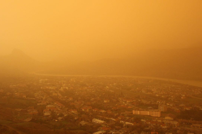 Sumqayıtda yenə toz müşahidə edilir