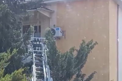 Sumqayıtda siqaret yanğına SƏBƏB OLDU - VİDEO