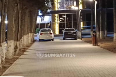 Sumqayıtda parkı parkinqə çevirənlər CƏRİMƏLƏNİB
