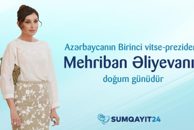Birinci vitse-prezident Mehriban Əliyevanın doğum günüdür