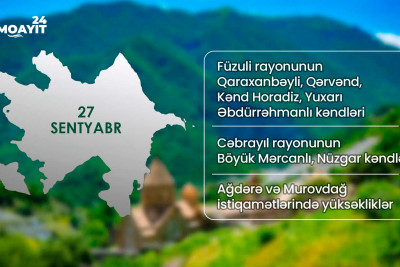 Vətən müharibəsinin ilk günü – Bir sıra ərazilər düşməndən təmizlənib