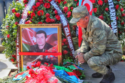 İki qəhrəman şəhidimiz bir kadrda…