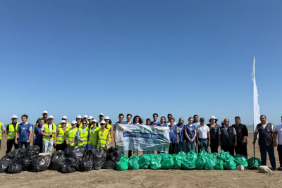 Xəzərin Sumqayıt sahili tullantılardan təmizlənib