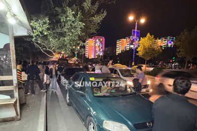 Sumqayıtda avtobus dayanacağını “girov götürülüb” - FOTO