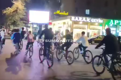 Məşhur türk bloger yenə Sumqayıta gəlib - VİDEO