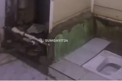 Sumqayıt məktəbində sanitar qovşağın acınacaqlı durumu