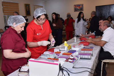 Sumqayıtda qanvermə aksiyası