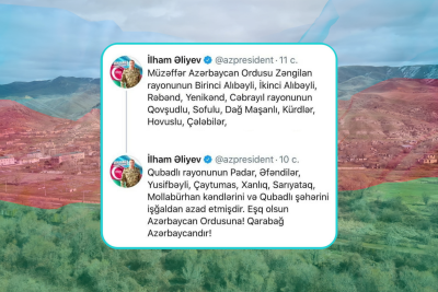 Qubadlının azad olunmasından 5 il ötür