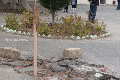 Sumqayıt məktəbində ÖLÜMCÜL TƏHLÜKƏ - FOTO