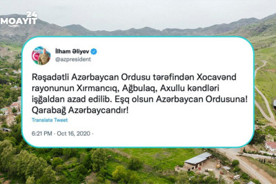 Vətən müharibəsinin 20-ci günü: Bir sıra kəndlər işğaldan azad edilib