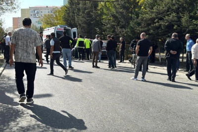 Sumqayıtda ağır qəza- sürücü həyatını itirdi