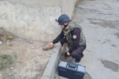 Sumqayıtda top mərmisi AŞKARLANIB