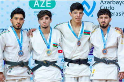 Sumqayıtda cüdoçular medallar qazanıblar