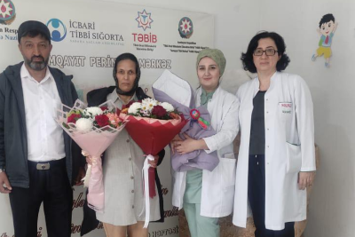 Sumqayıtda 50 yaşlı qadın ilk dəfə ANA OLDU