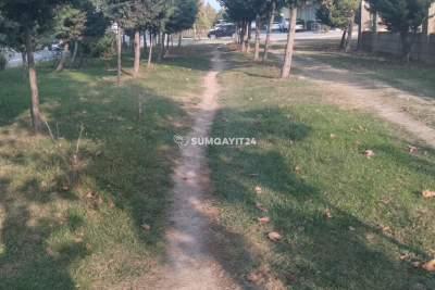 Sumqayıtda piyadaların "məşəqqət yolu"