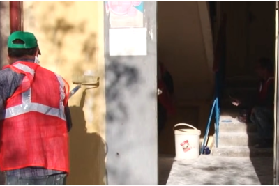 Sumqayıtda yaşayış binalarında abadlıq işləri aparılıb