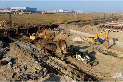 Novxanıya gedən yolda daha bir tunelin tikintisinə başlanılıb