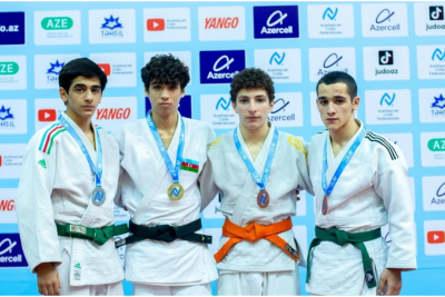 Sumqayıt cüdoçuları yarışda FƏRQLƏNİBLƏR