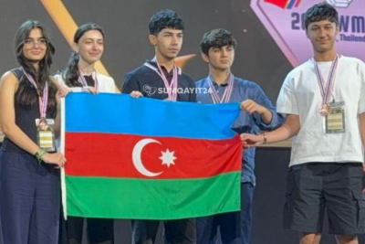 Sumqayıtlı şagird Tailanddan nailiyyətlə qayıdır