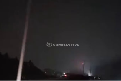 Novxanı-Saray yolunda işıq dirəkləri "maket" rolunda