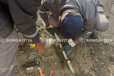 Sumqayıtda su israfının QARŞISI ALINDI