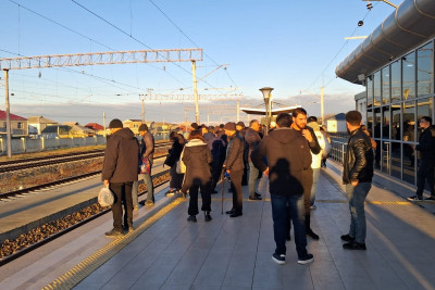 Sumqayıt-Bakı qatarları GECİKİR