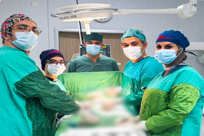 Sumqayıtda 5 günlük körpə yüksək riskli əməliyyat olundu