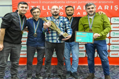 Sumqayıtlı jurnalistlər intellektual yarışın qalibi oldular