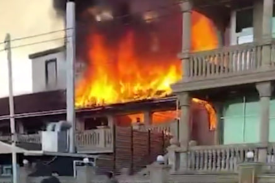 Novxanıda restoran yanıb - YENİLƏNİB