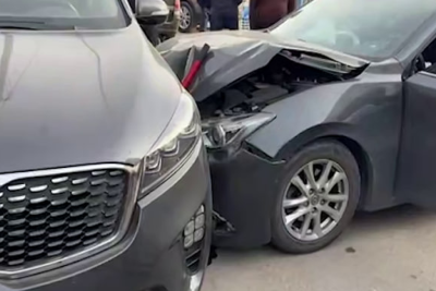 Sumqayıtda zəncirvari qəza - Xəsarət alanlar var