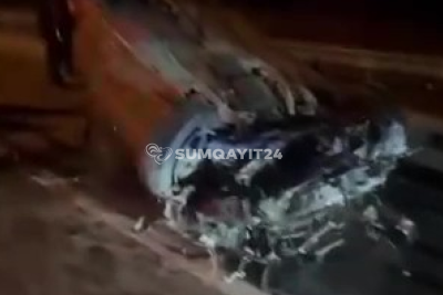 Bakı-Sumqayıt yolunda maşın AŞIB