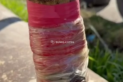 Sumqayıtda TƏHLÜKƏ - Qaz borusunu skoçlayıb getdilər