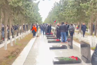 Sumqayıtda şəhidlər anılır