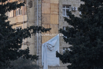 Sumqayıtın "məşhur" binasının SON HALI