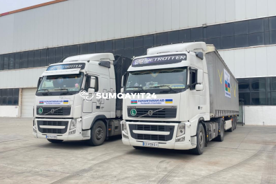 Sumqayıtdan Ukraynaya humanitar yardım göndərilib