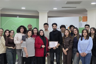 Tanınmış aktyor Sumqayıtda gənclərlə görüşüb