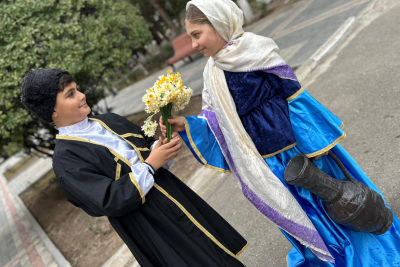Sumqayıtda uşaqlar Su Çərşənbəsini qeyd ediblər