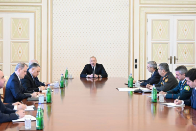 Prezident İlham Əliyevin sədrliyi ilə Təhlükəsizlik Şurasının iclası keçirildi