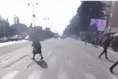 Sumqayıtda piyadaların təhlükəli VƏRDİŞİ