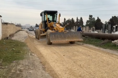 Sumqayıt qəbiristanlığının ətrafı asfaltlanır