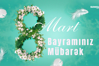 Əziz xanımlar, bayramınız mübarək olsun!