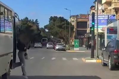 Sumqayıtda avtobus sürücüləri yenə öz ampulasında