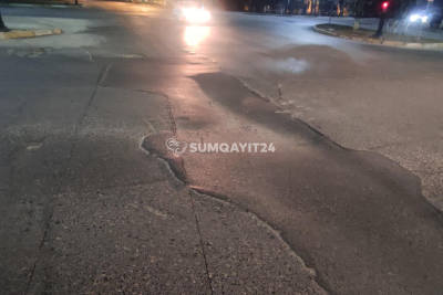 Keyfiyyətsiz asfalt sumqayıtlıları ziyana salır