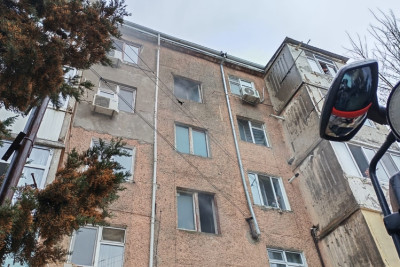 Sumqayıtda yaşayış binasında YANĞIN