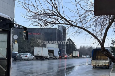 Sumqayıtda sürücülərə çətinlik yaradan maneə