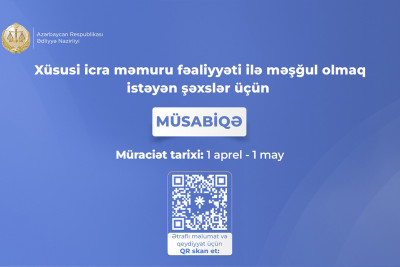 Xüsusi icra məmuru olmaq istəyən SUMQAYITLILARIN nəzərinə