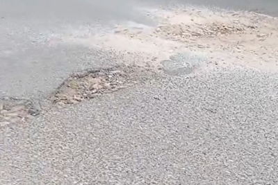 Sumqayıtda bu yol sürücüləri ziyana salır