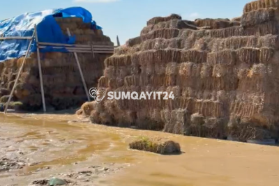 Sumqayıtda kanalın qarşısı kəsildi, təsərrüfatlara ziyan dəydi - İDDİA